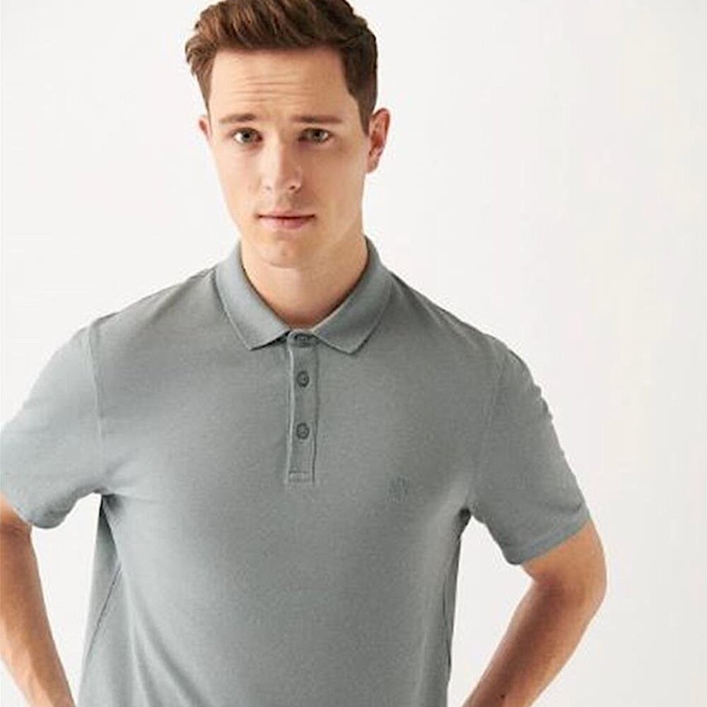 Mavi Gray Slim Fit Polo Shirt Men’s S